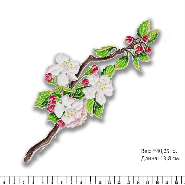 Брошь «Яблоня»