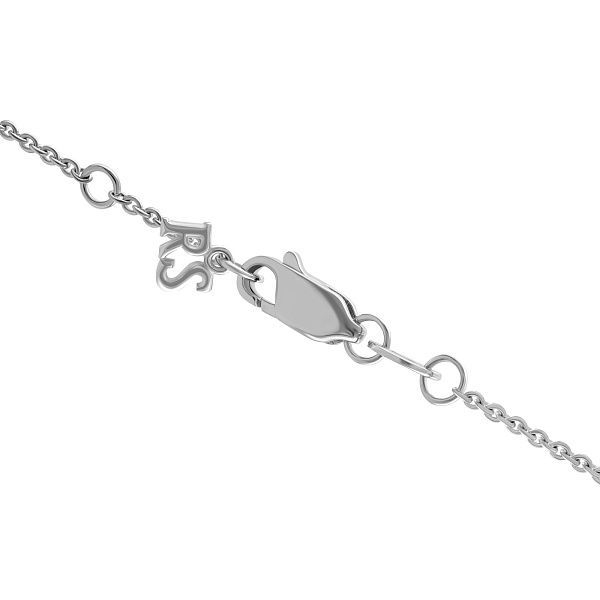 Браслет из белого золота с бриллиантами