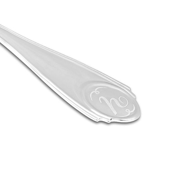 ложка чайная с буквой «Ч» из серебра