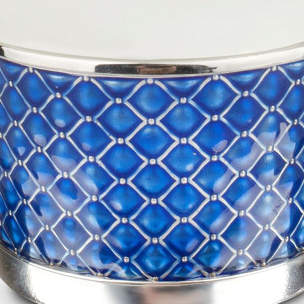 Набор кофейный из серебра с фианитом