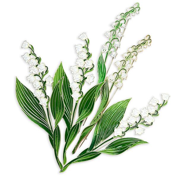 Брошь «Ландыш»